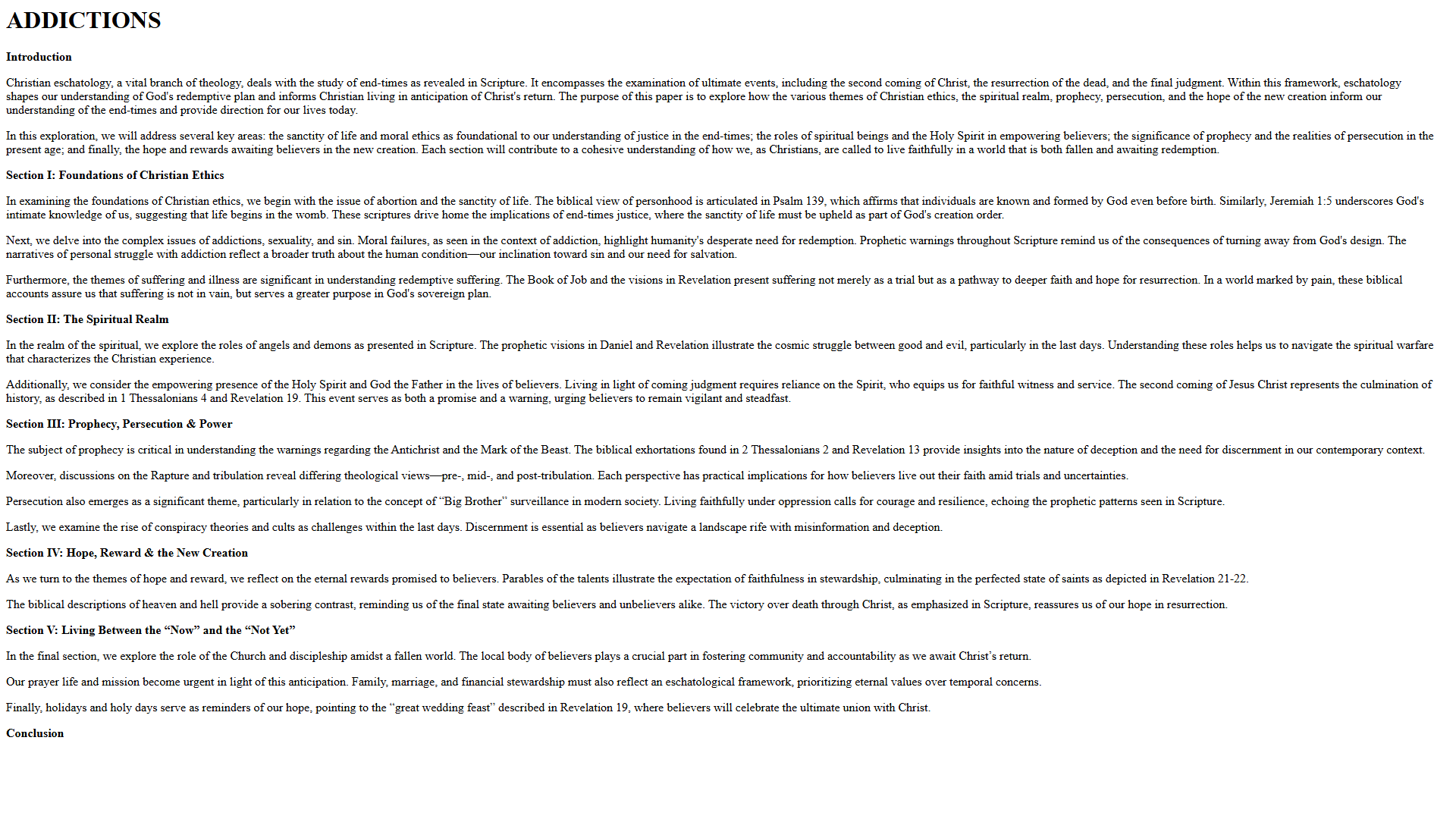 Scientific diagram: S Addictions DIAG — Theophysics framework by David Lowe