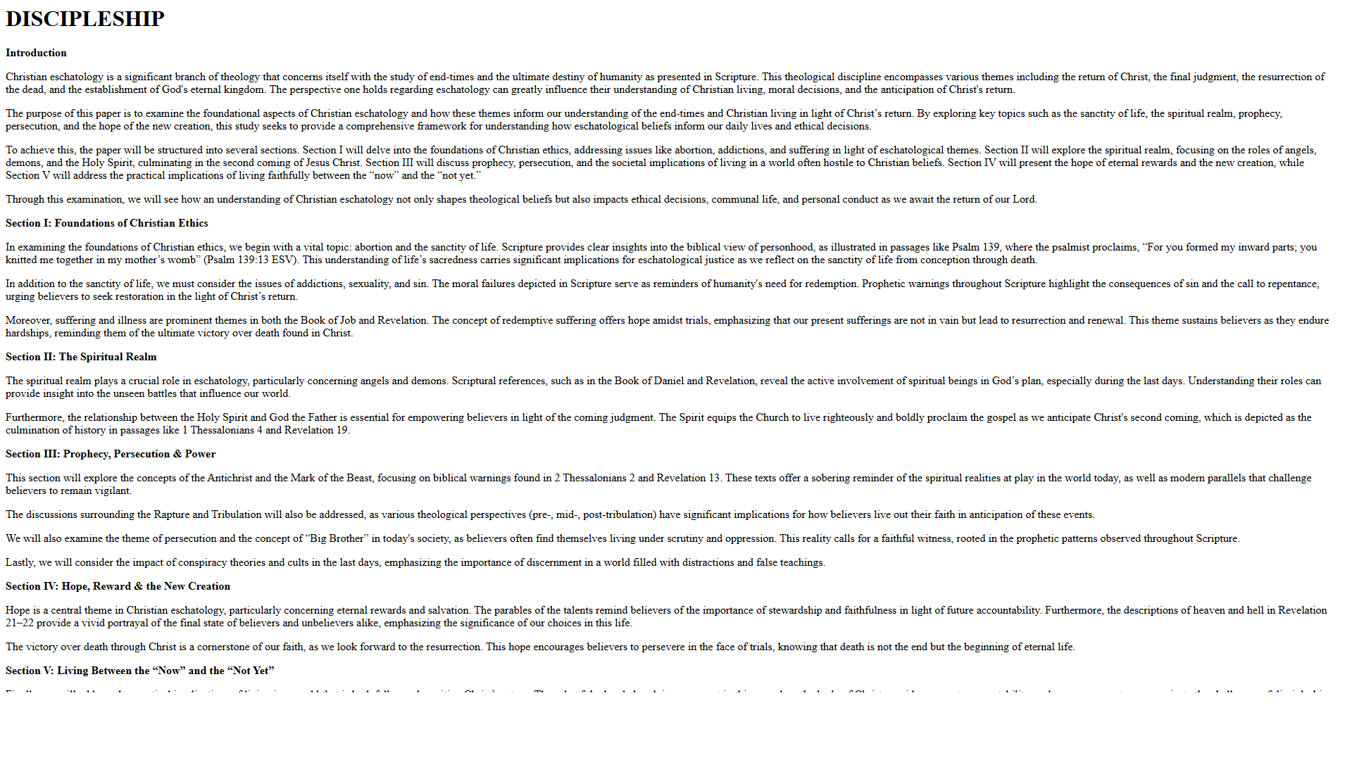 Scientific diagram: S Discipleship DIAG — Theophysics framework by David Lowe