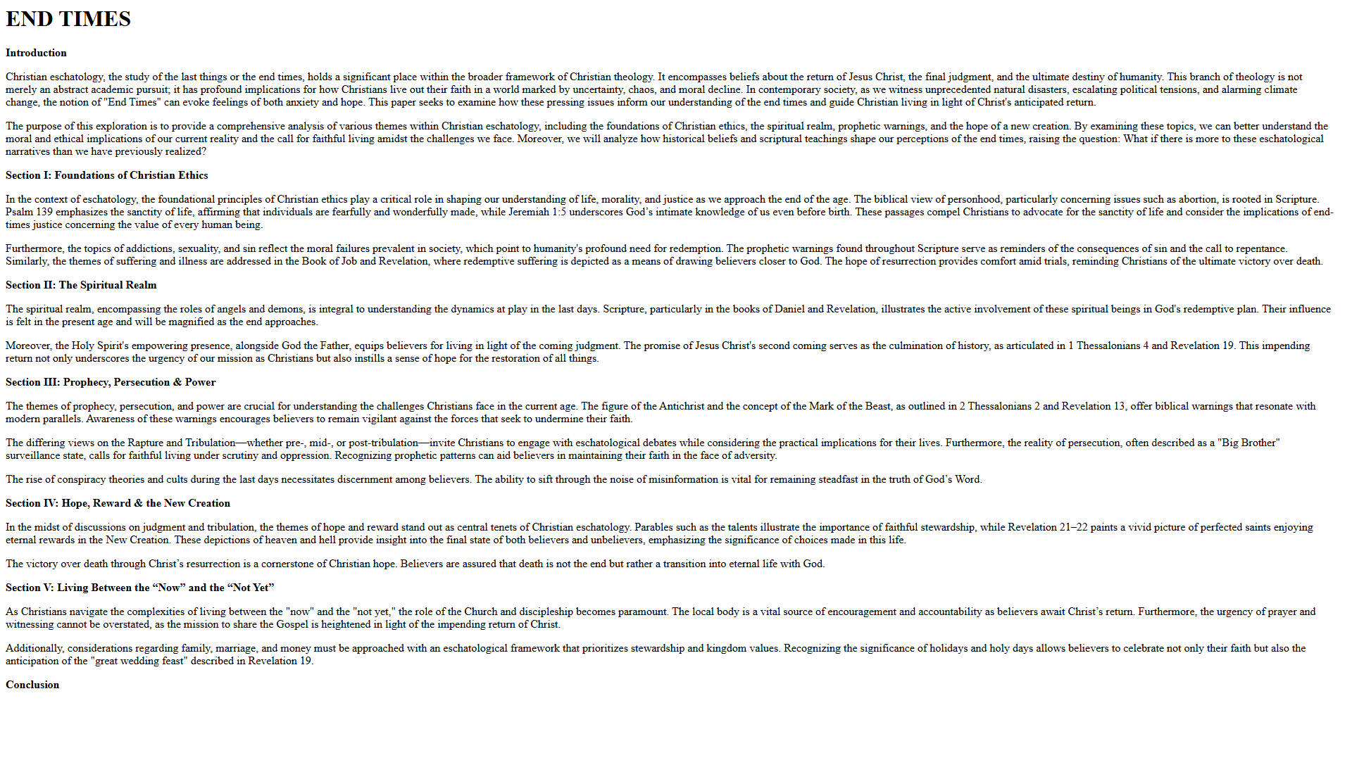 Scientific diagram: S End Times DIAG — Theophysics framework by David Lowe
