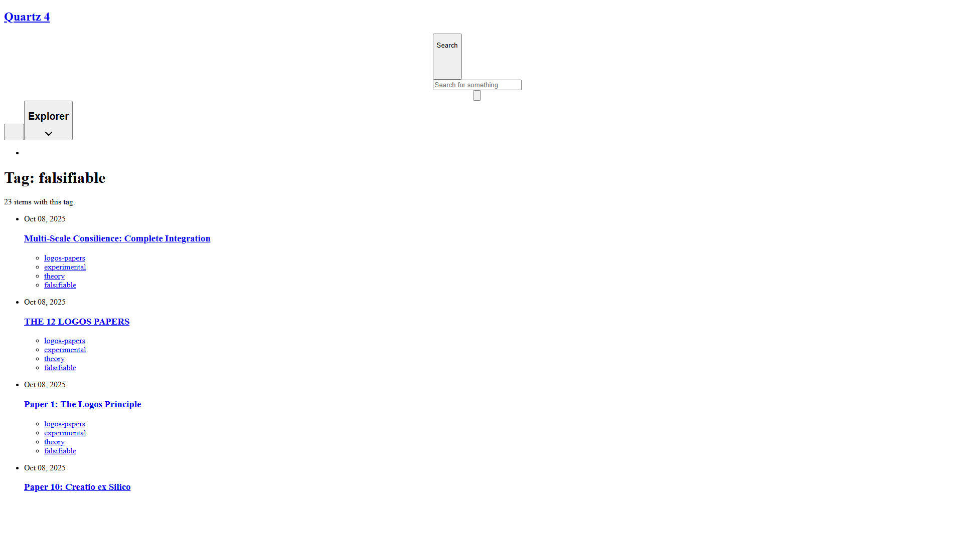 Scientific diagram: S Falsifiable DIAG — Theophysics framework by David Lowe