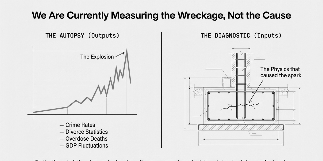 Social analysis figure: Fig 03 Phase Transition — Theophysics framework by David Lowe
