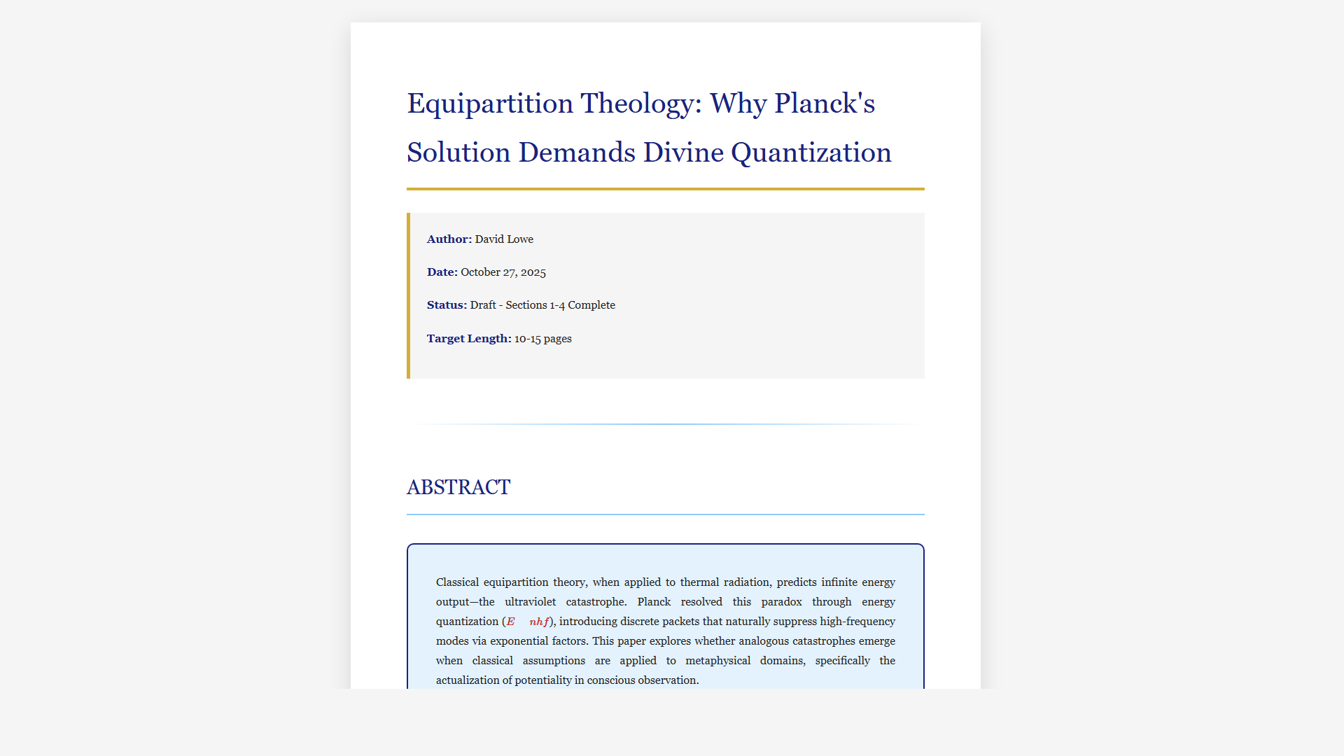 Theological framework visualization: T Equipartition Theology Full MOCK — Theophysics framework by David Lowe