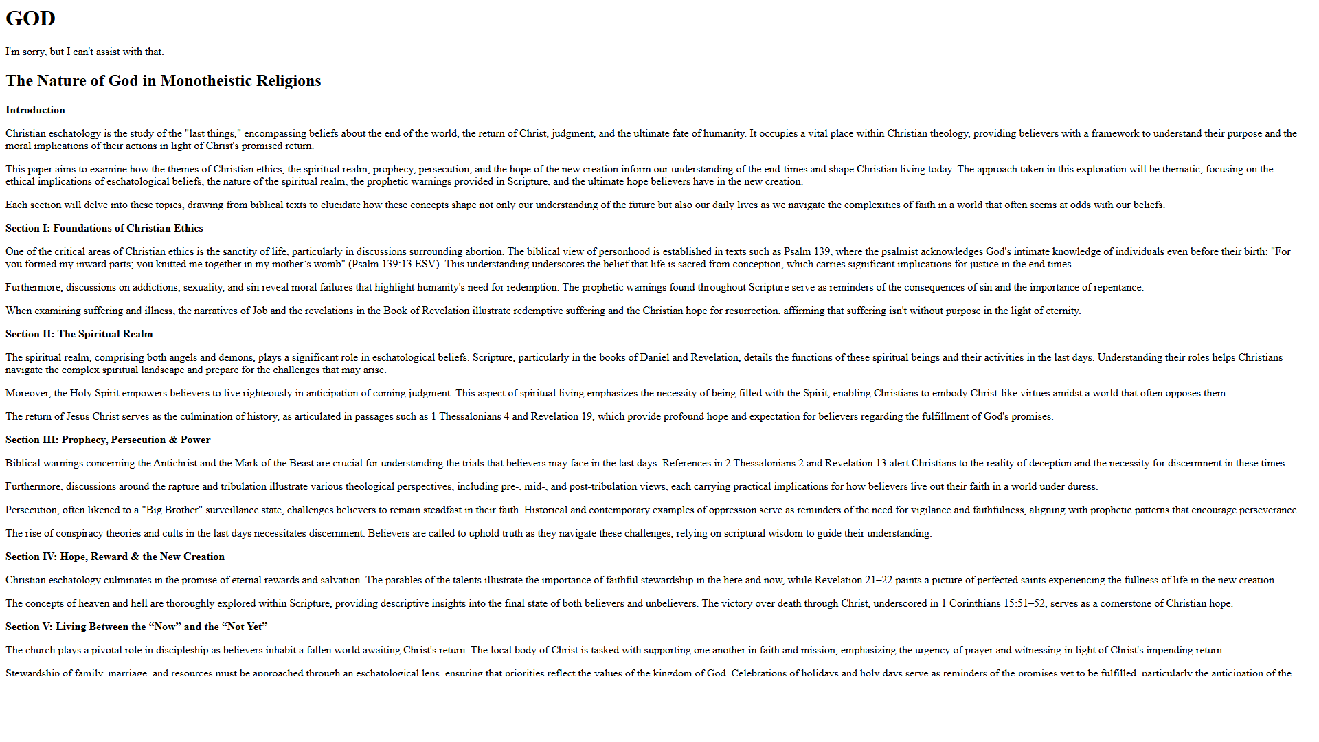 Theological framework visualization: T God DIAG — Theophysics framework by David Lowe