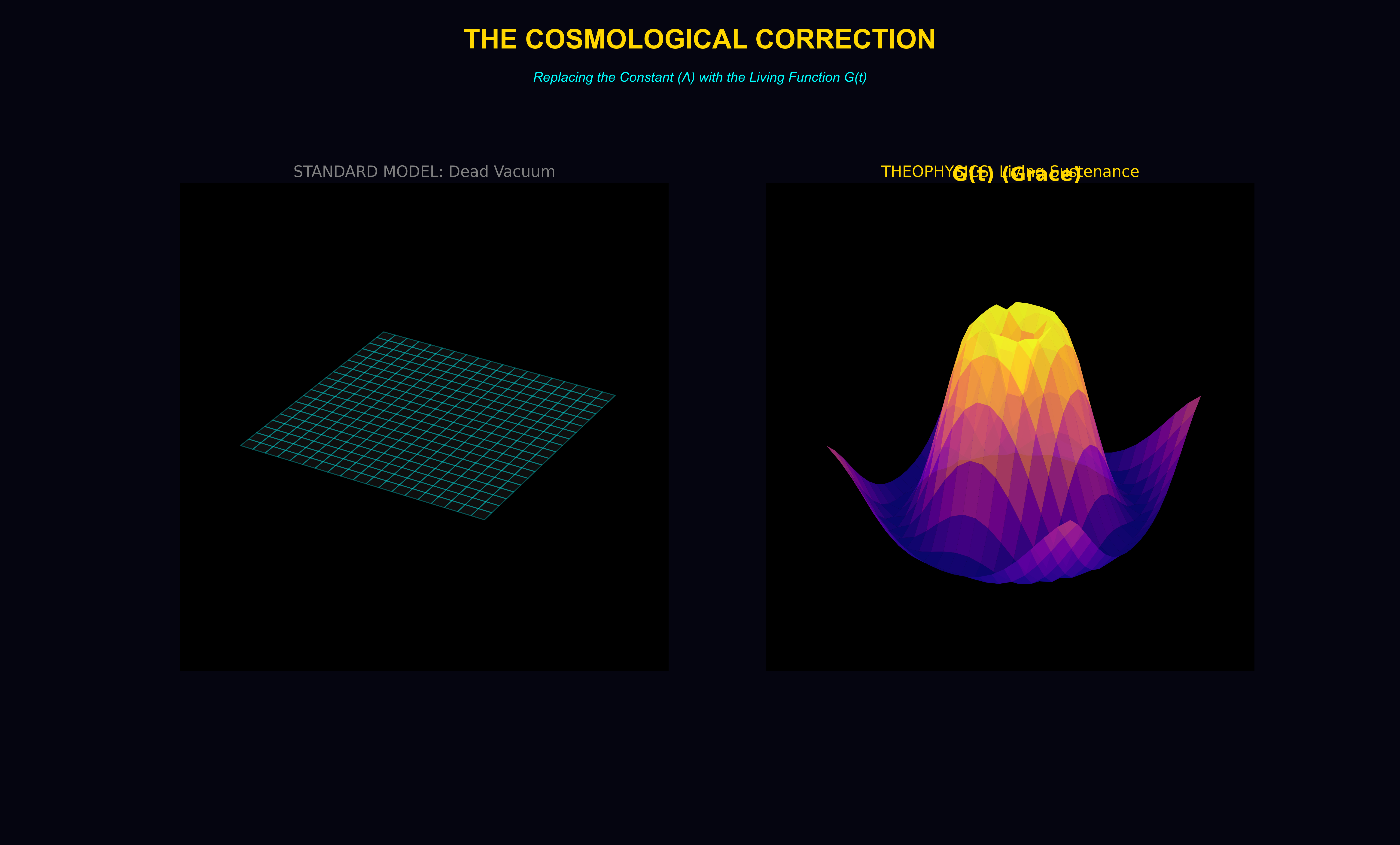 Theological framework visualization: T P7 01 Static Vs Dynamic COMP — Theophysics framework by David Lowe