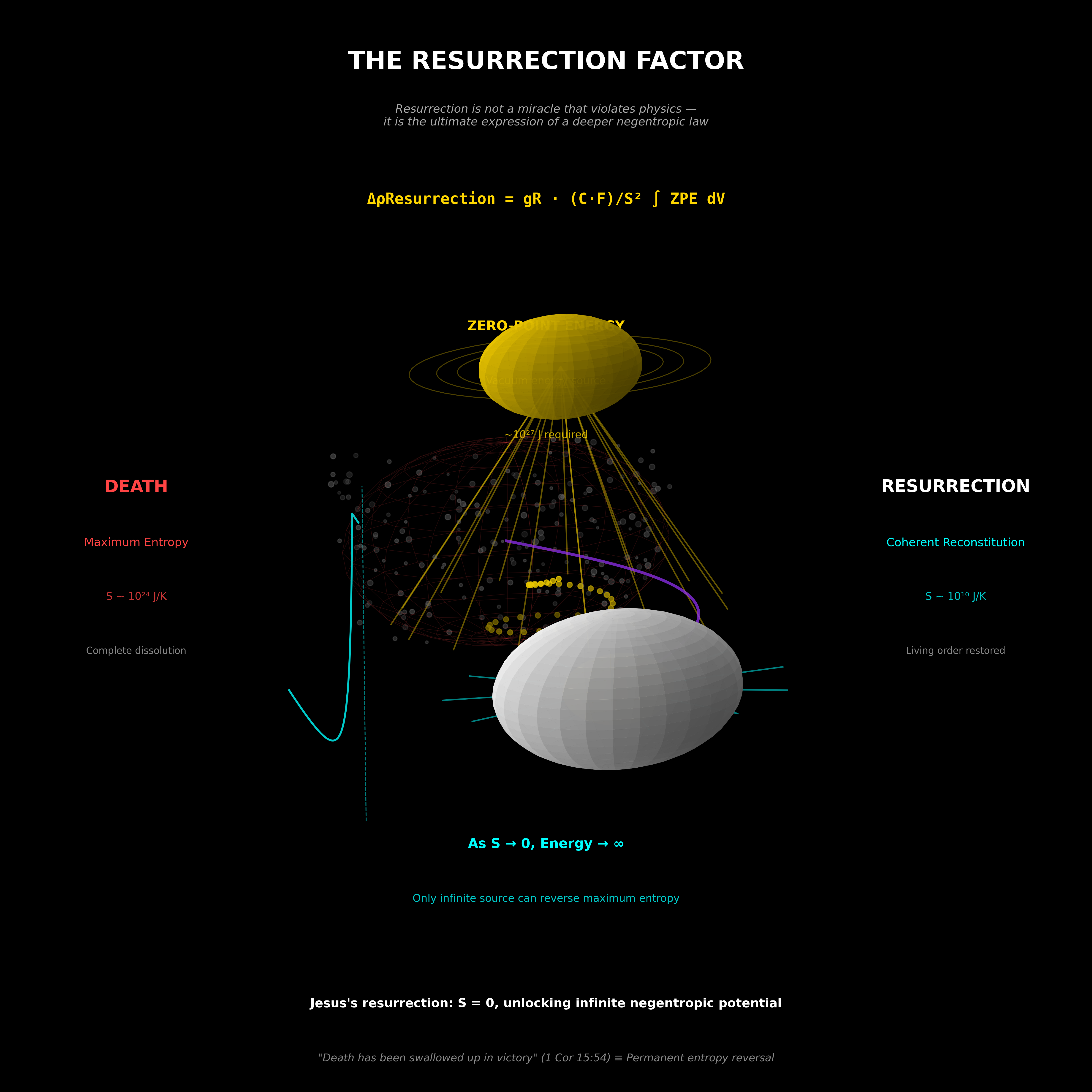 Theological framework visualization: T Resurrection Factor DIAG — Theophysics framework by David Lowe