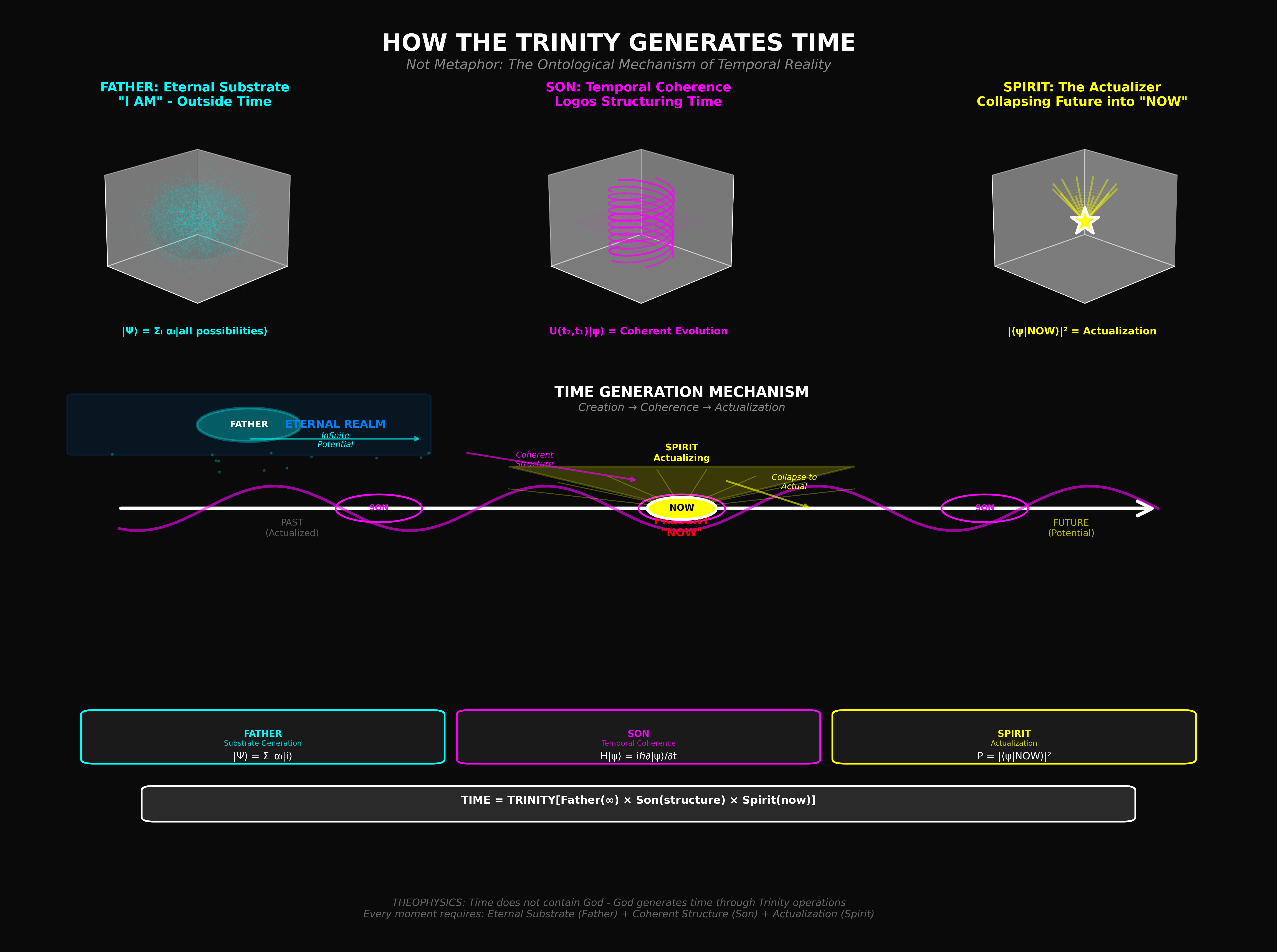 Theological framework visualization: T Trinity Time Dynamics DIAG — Theophysics framework by David Lowe